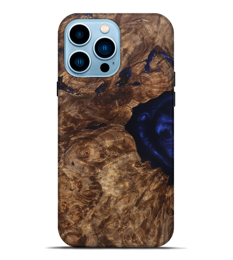 iPhone 14 Pro Max Wood Live Edge Phone Case - Zainab (Solid Wood, 824730)