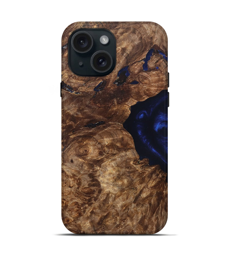 iPhone 15 Wood Live Edge Phone Case - Zainab (Solid Wood, 824730)