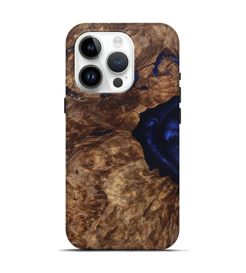 iPhone 15 Pro Wood Live Edge Phone Case - Zainab (Solid Wood, 824730)