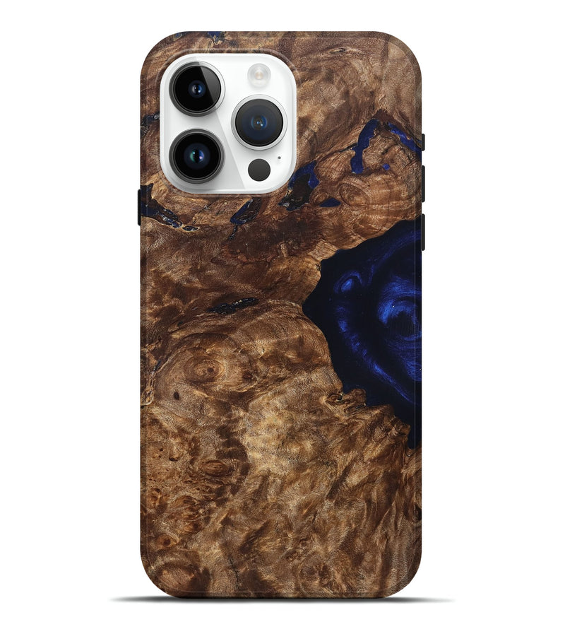 iPhone 15 Pro Max Wood Live Edge Phone Case - Zainab (Solid Wood, 824730)