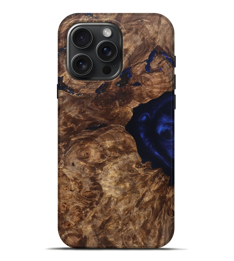 iPhone 16 Pro Max Wood Live Edge Phone Case - Zainab (Solid Wood, 824730)