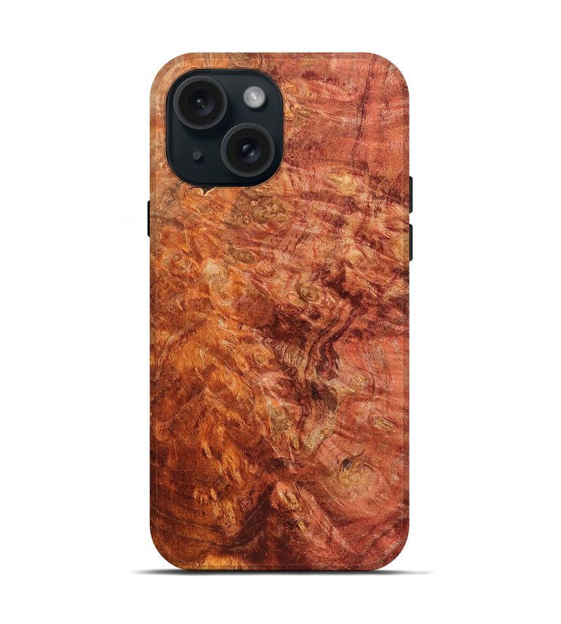 iPhone 15 Wood Live Edge Phone Case - Renae (Solid Wood, 824731)