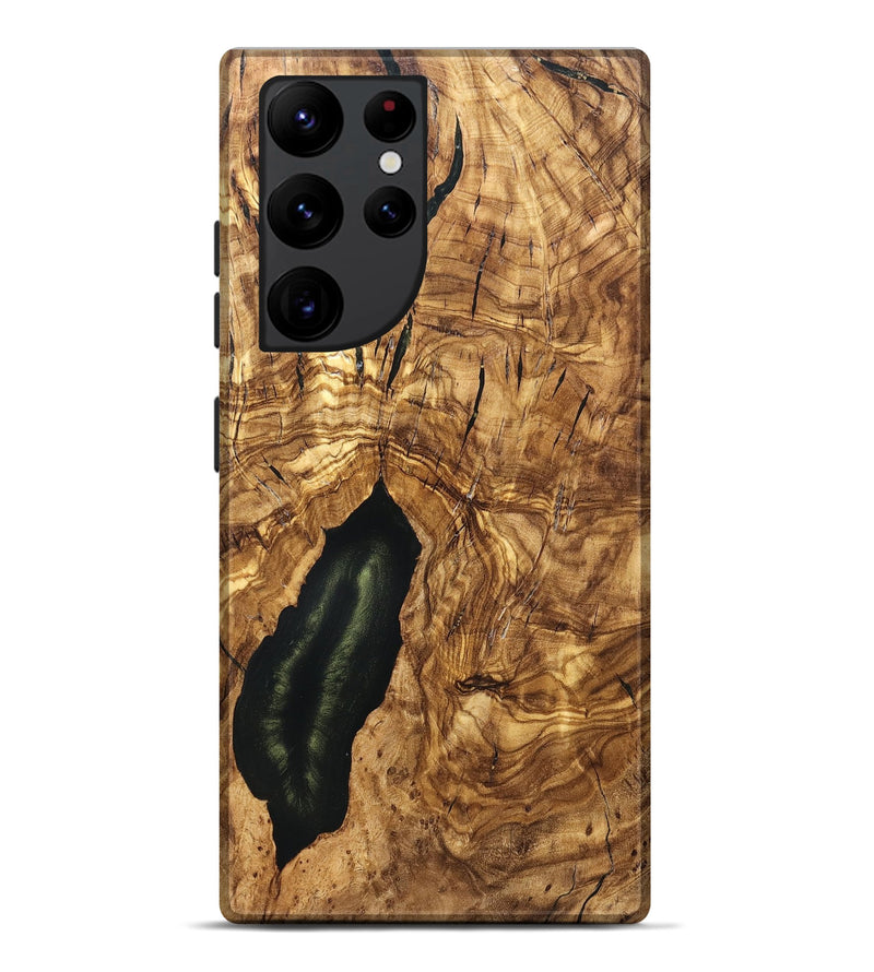 Galaxy S22 Ultra Wood Live Edge Phone Case - Tiera (Solid Wood, 824732)