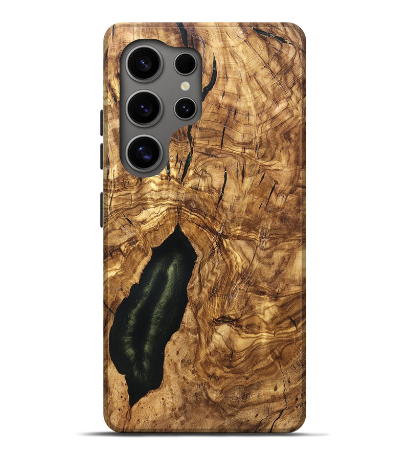 Galaxy S25 Ultra Wood Live Edge Phone Case - Tiera (Solid Wood, 824732)