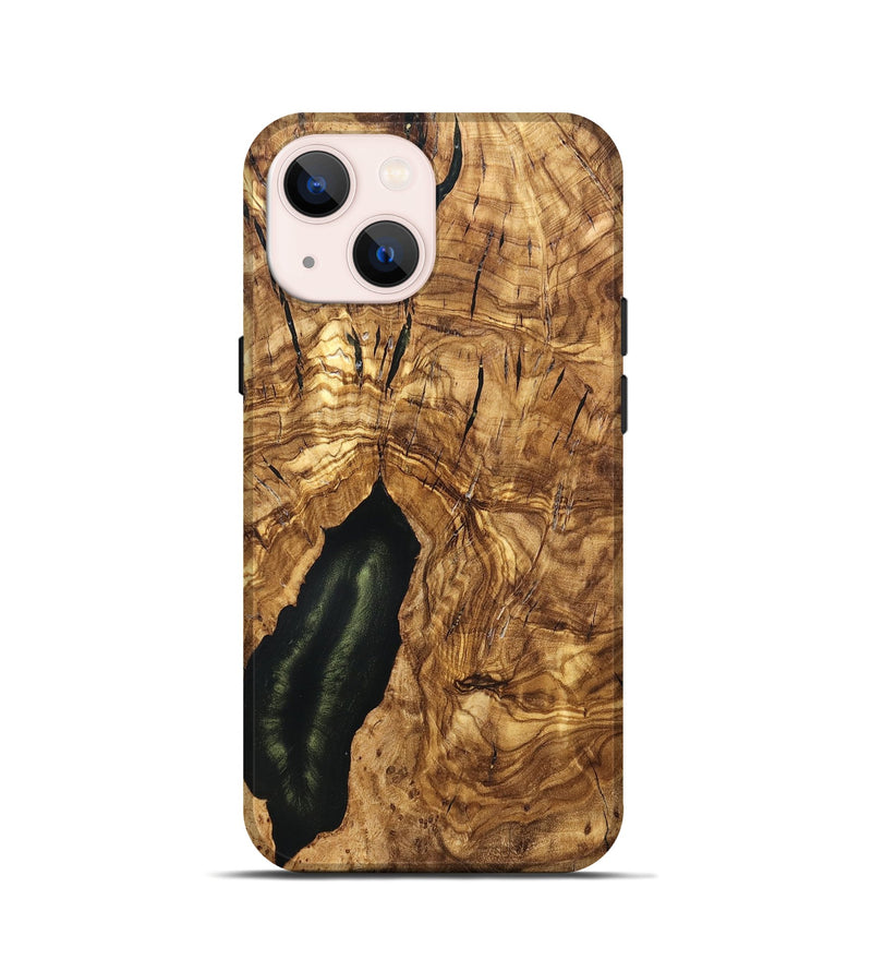 iPhone 13 mini Wood Live Edge Phone Case - Tiera (Solid Wood, 824732)