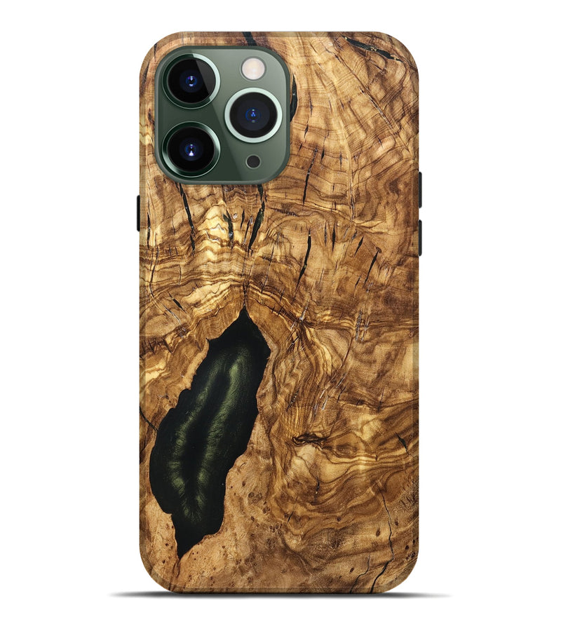iPhone 13 Pro Max Wood Live Edge Phone Case - Tiera (Solid Wood, 824732)