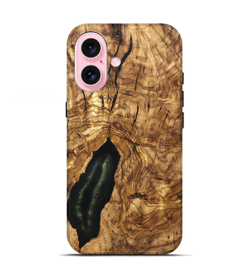 iPhone 17 Wood Live Edge Phone Case - Tiera (Solid Wood, 824732)