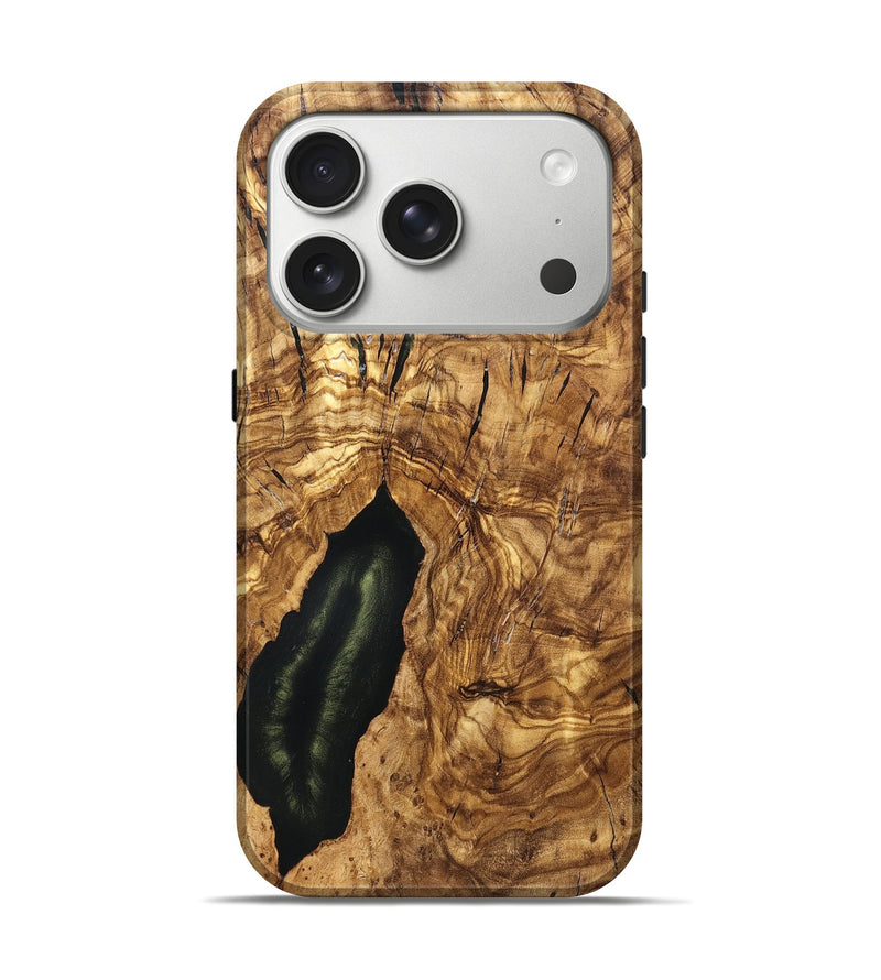 iPhone 17 Pro Wood Live Edge Phone Case - Tiera (Solid Wood, 824732)