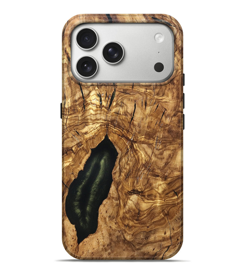 iPhone 17 Pro Max Wood Live Edge Phone Case - Tiera (Solid Wood, 824732)