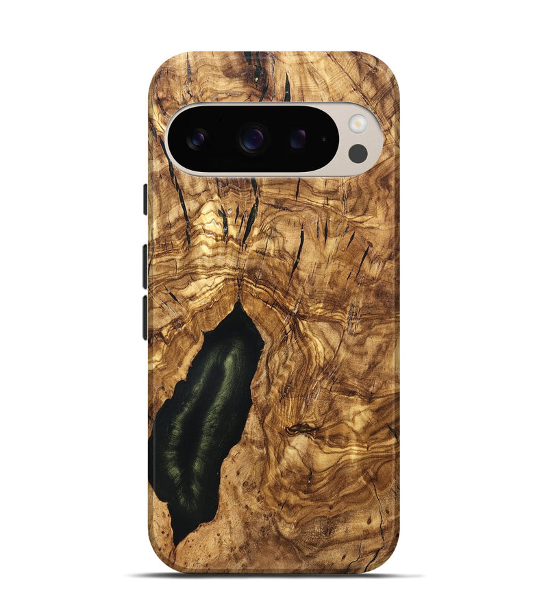Pixel 9 Pro Wood Live Edge Phone Case - Tiera (Solid Wood, 824732)