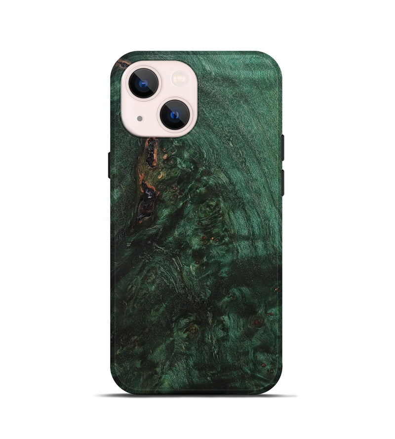 iPhone 13 mini Wood Live Edge Phone Case - Evalyn (Solid Wood, 824734)