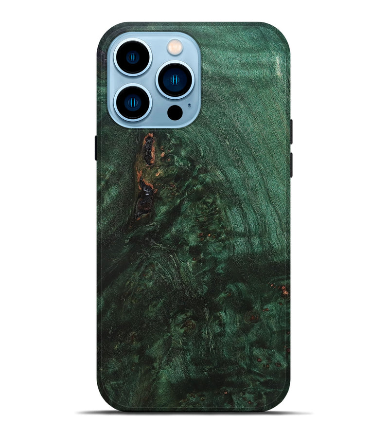 iPhone 14 Pro Max Wood Live Edge Phone Case - Evalyn (Solid Wood, 824734)