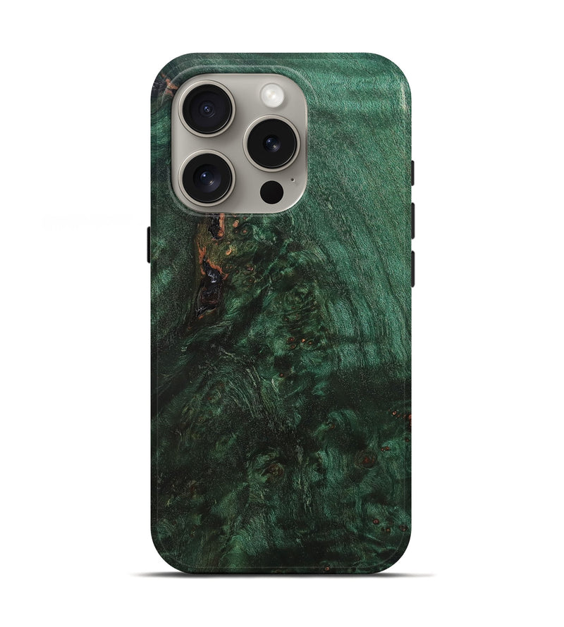 iPhone 16 Pro Wood Live Edge Phone Case - Evalyn (Solid Wood, 824734)