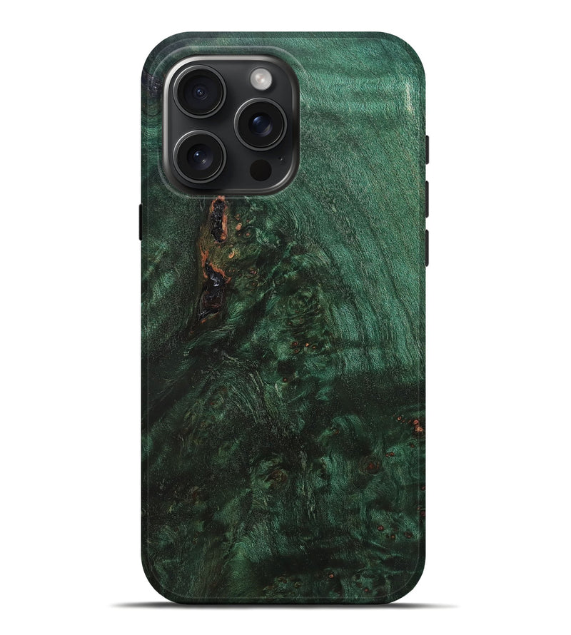 iPhone 16 Pro Max Wood Live Edge Phone Case - Evalyn (Solid Wood, 824734)