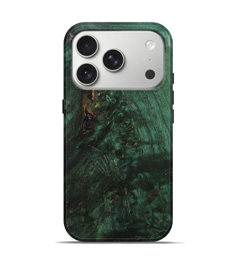 iPhone 17 Pro Wood Live Edge Phone Case - Evalyn (Solid Wood, 824734)