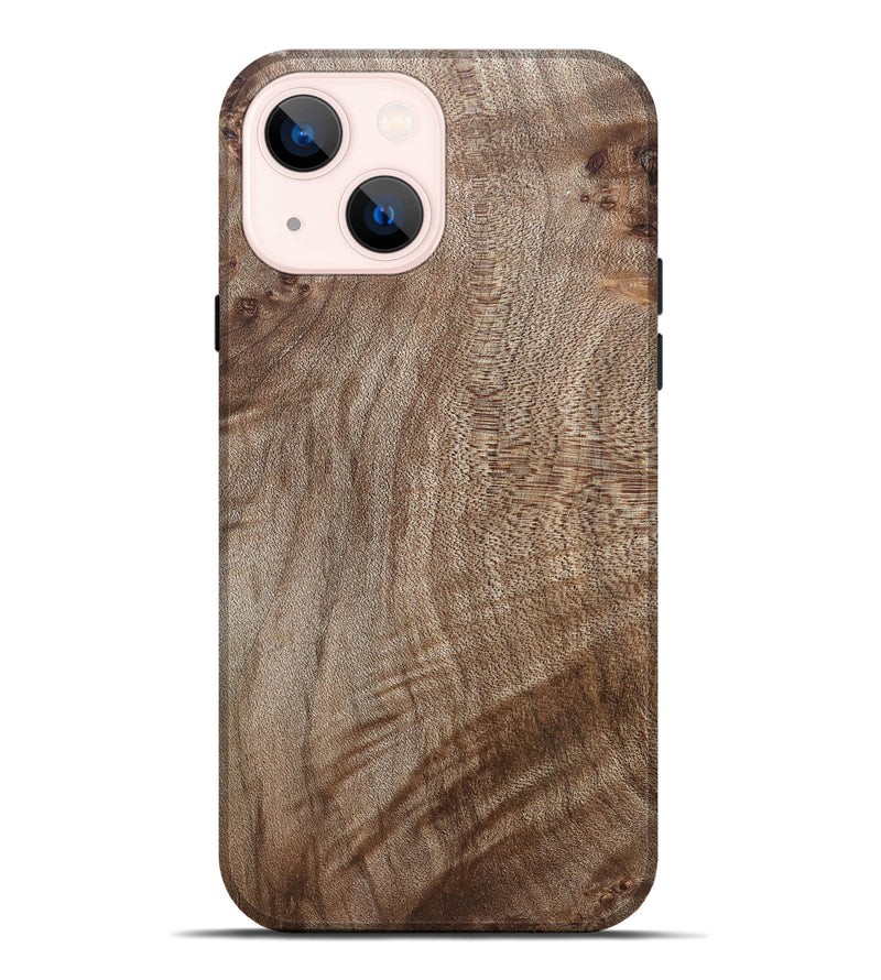iPhone 14 Plus Wood Live Edge Phone Case - Karrie (Solid Wood, 824735)