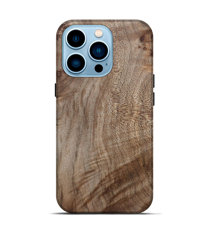 iPhone 14 Pro Wood Live Edge Phone Case - Karrie (Solid Wood, 824735)