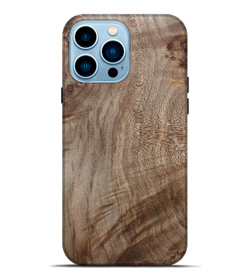 iPhone 14 Pro Max Wood Live Edge Phone Case - Karrie (Solid Wood, 824735)
