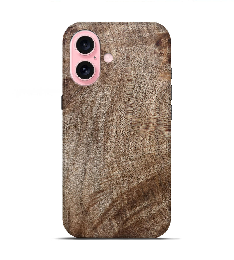 iPhone 16 Wood Live Edge Phone Case - Karrie (Solid Wood, 824735)