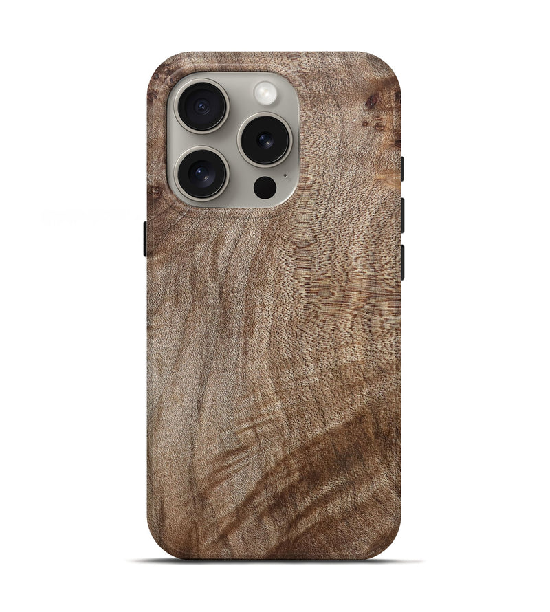 iPhone 16 Pro Wood Live Edge Phone Case - Karrie (Solid Wood, 824735)
