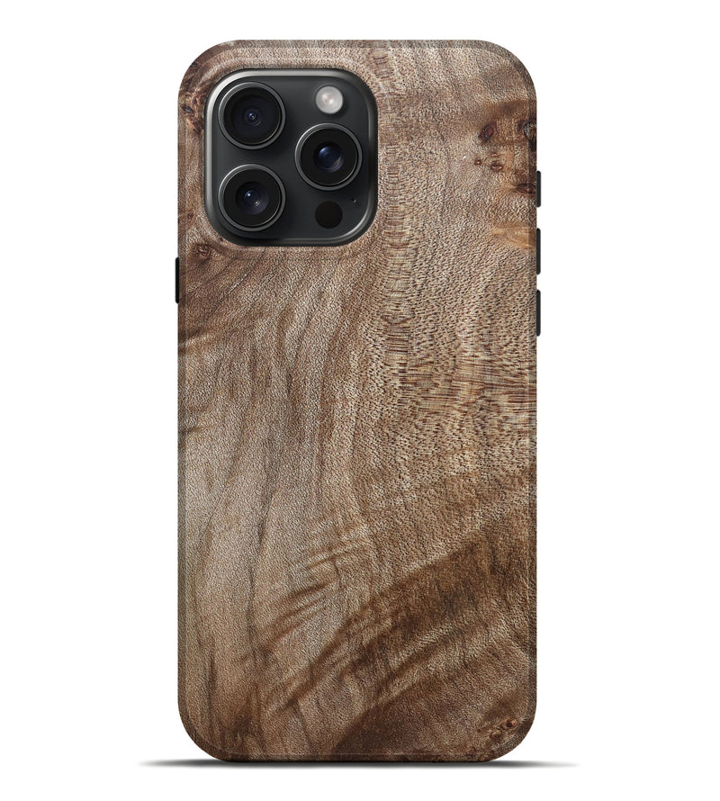 iPhone 16 Pro Max Wood Live Edge Phone Case - Karrie (Solid Wood, 824735)