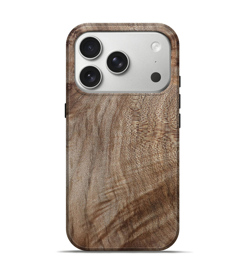 iPhone 17 Pro Wood Live Edge Phone Case - Karrie (Solid Wood, 824735)