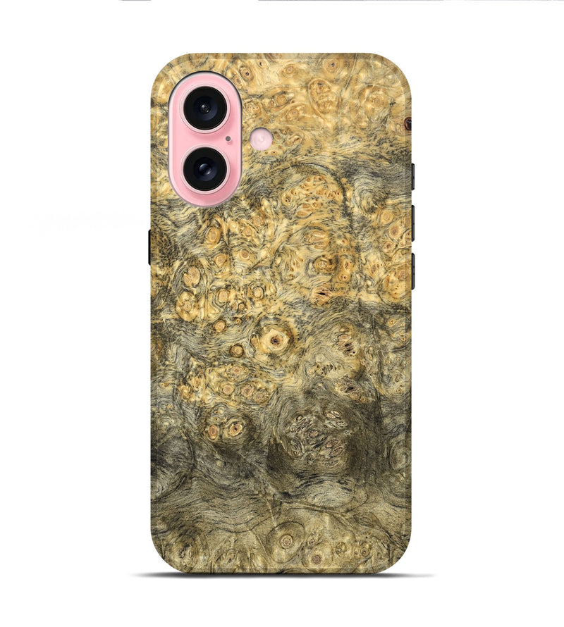 iPhone 16 Wood Live Edge Phone Case - Ethyl (Solid Wood, 824736)