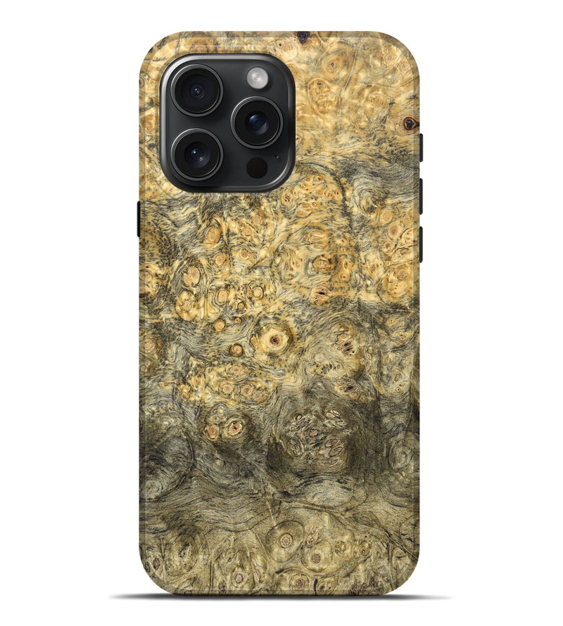 iPhone 16 Pro Max Wood Live Edge Phone Case - Ethyl (Solid Wood, 824736)
