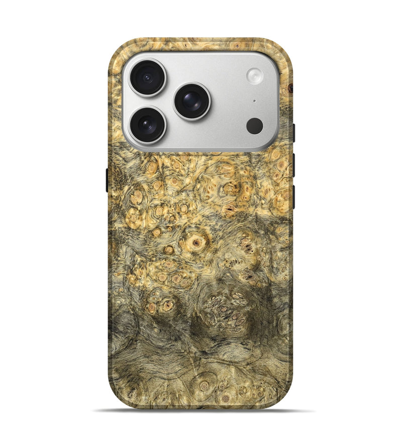 iPhone 17 Pro Wood Live Edge Phone Case - Ethyl (Solid Wood, 824736)