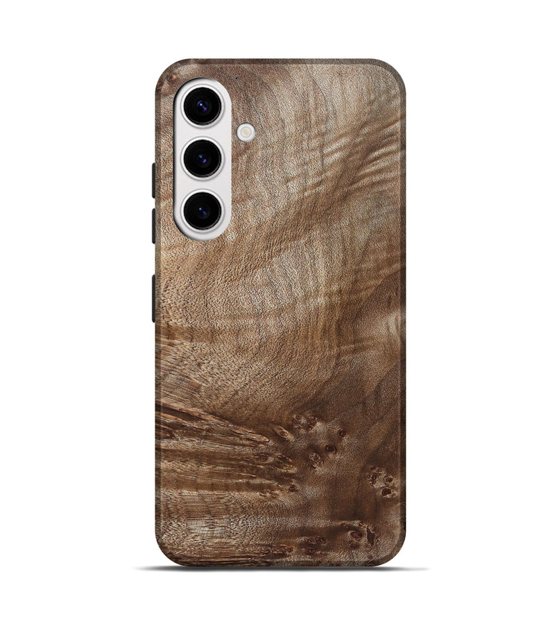 Galaxy S25 Wood Live Edge Phone Case - Ahmed (Solid Wood, 824737)