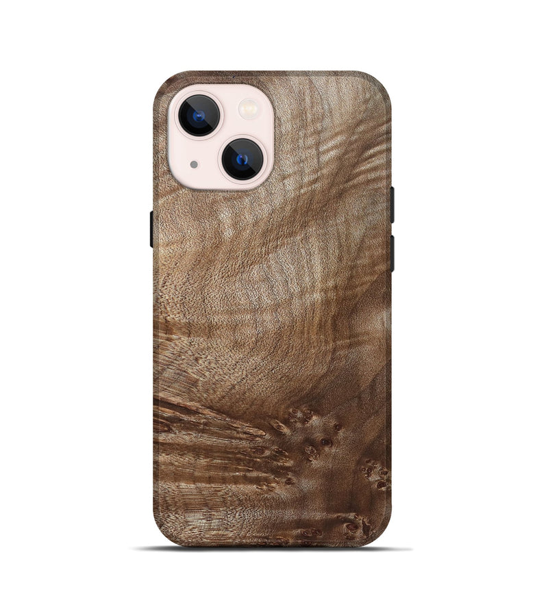 iPhone 13 mini Wood Live Edge Phone Case - Ahmed (Solid Wood, 824737)