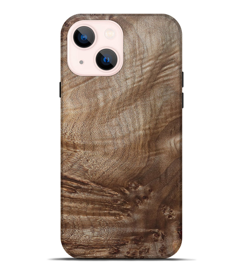 iPhone 14 Plus Wood Live Edge Phone Case - Ahmed (Solid Wood, 824737)