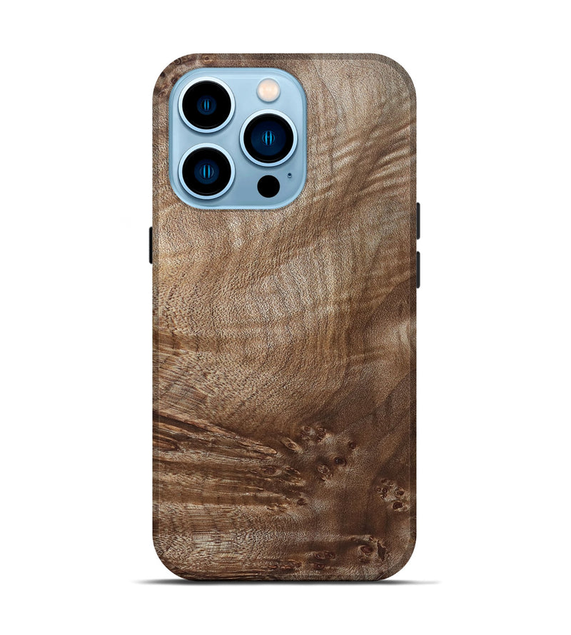 iPhone 14 Pro Wood Live Edge Phone Case - Ahmed (Solid Wood, 824737)