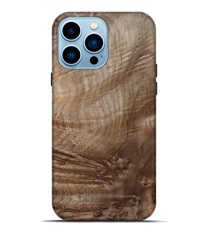 iPhone 14 Pro Max Wood Live Edge Phone Case - Ahmed (Solid Wood, 824737)
