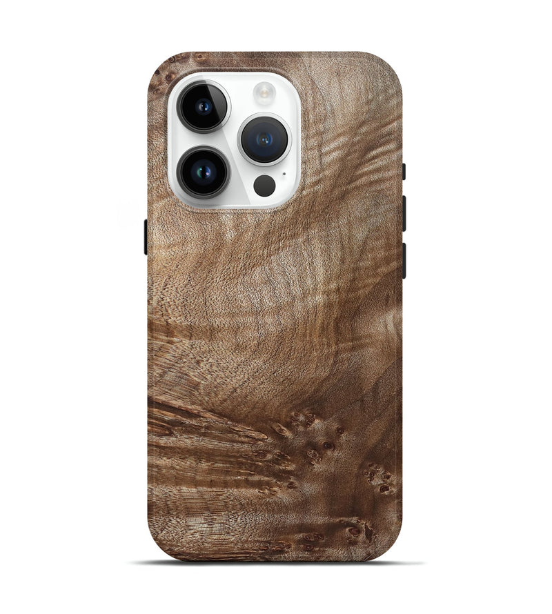 iPhone 15 Pro Wood Live Edge Phone Case - Ahmed (Solid Wood, 824737)