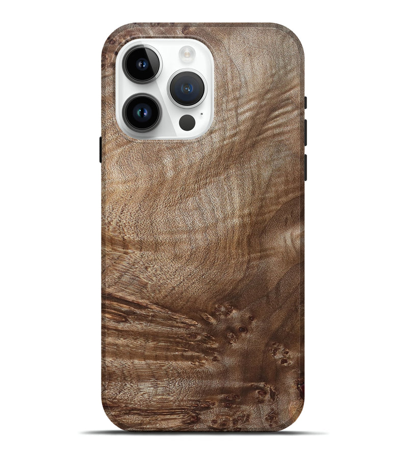 iPhone 15 Pro Max Wood Live Edge Phone Case - Ahmed (Solid Wood, 824737)