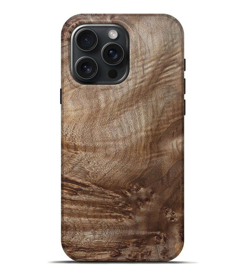 iPhone 16 Pro Max Wood Live Edge Phone Case - Ahmed (Solid Wood, 824737)