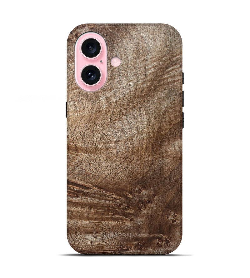 iPhone 17 Wood Live Edge Phone Case - Ahmed (Solid Wood, 824737)