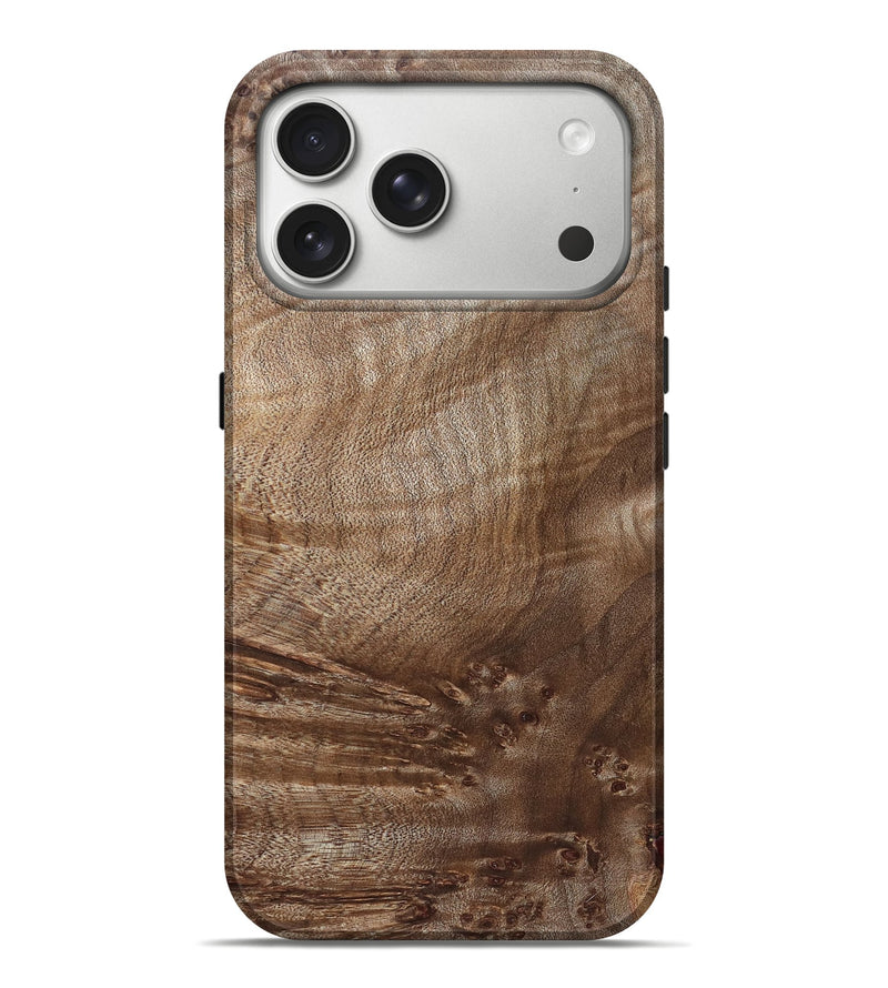 iPhone 17 Pro Max Wood Live Edge Phone Case - Ahmed (Solid Wood, 824737)
