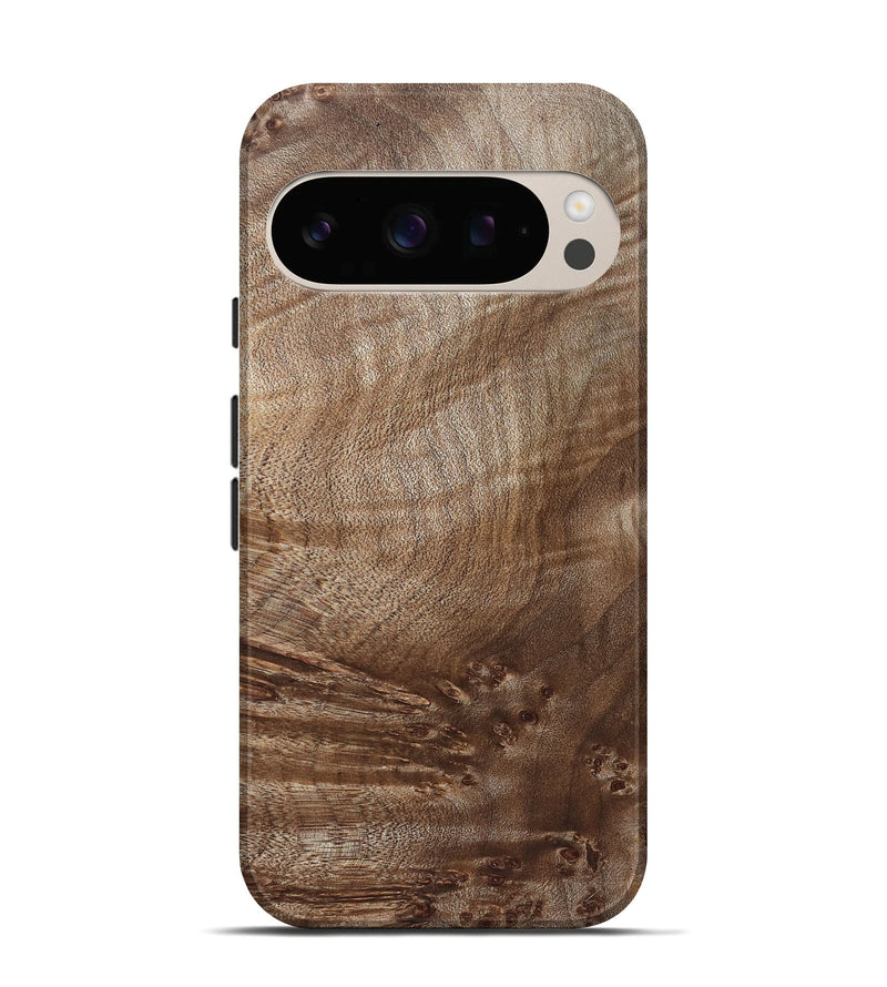Pixel 10 Pro Wood Live Edge Phone Case - Ahmed (Solid Wood, 824737)