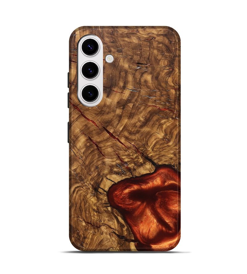 Galaxy S25 Wood Live Edge Phone Case - Kaleigh (Solid Wood, 824738)