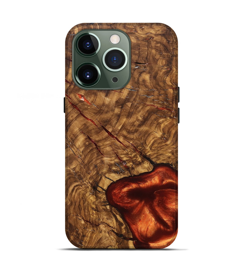 iPhone 13 Pro Wood Live Edge Phone Case - Kaleigh (Solid Wood, 824738)