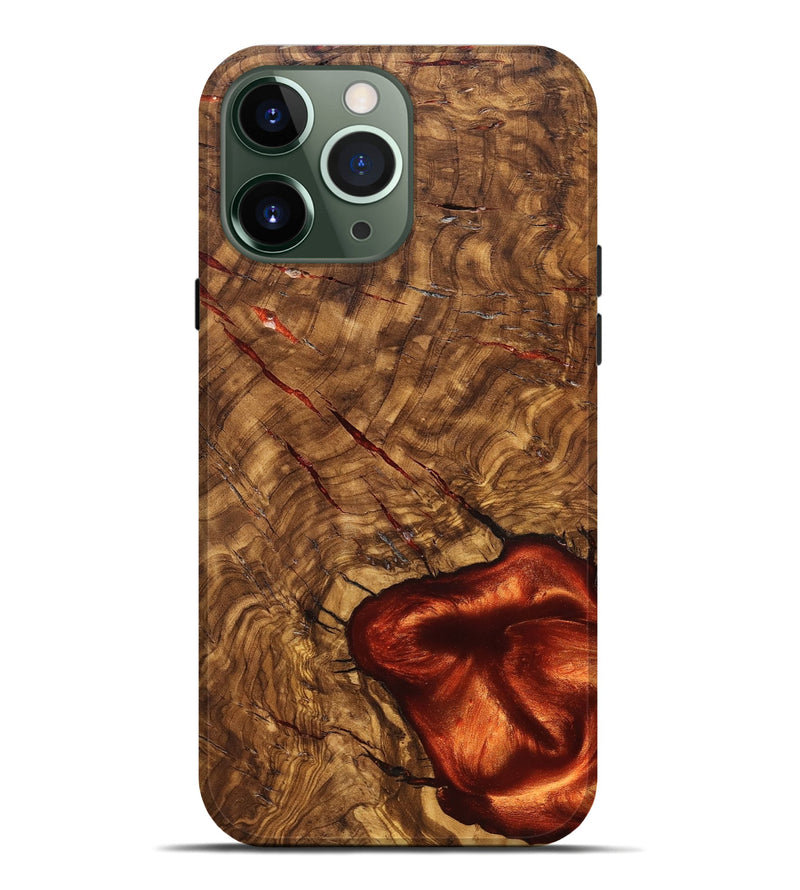 iPhone 13 Pro Max Wood Live Edge Phone Case - Kaleigh (Solid Wood, 824738)