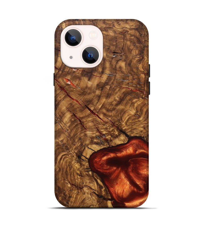 iPhone 14 Wood Live Edge Phone Case - Kaleigh (Solid Wood, 824738)