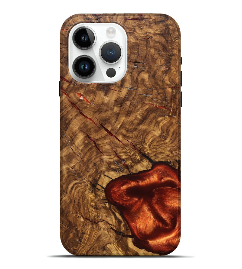 iPhone 15 Pro Max Wood Live Edge Phone Case - Kaleigh (Solid Wood, 824738)