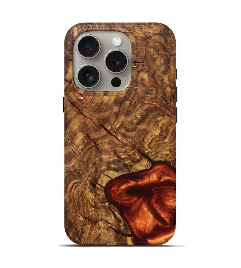 iPhone 16 Pro Wood Live Edge Phone Case - Kaleigh (Solid Wood, 824738)
