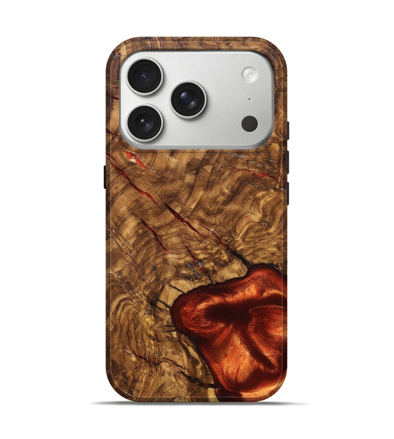 iPhone 17 Pro Wood Live Edge Phone Case - Kaleigh (Solid Wood, 824738)