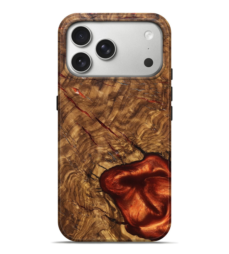 iPhone 17 Pro Max Wood Live Edge Phone Case - Kaleigh (Solid Wood, 824738)