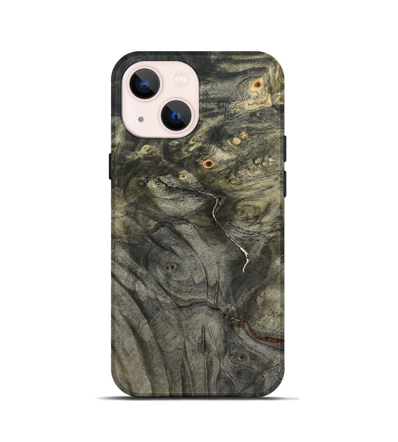 iPhone 13 mini Wood Live Edge Phone Case - Chaim (Solid Wood, 824739)