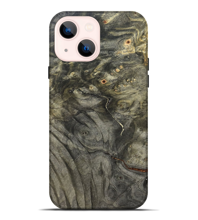 iPhone 14 Plus Wood Live Edge Phone Case - Chaim (Solid Wood, 824739)